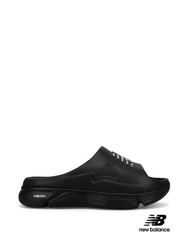 Жіночі шльопанці New Balance Fuel Cell SL гумові чорні фото 1
