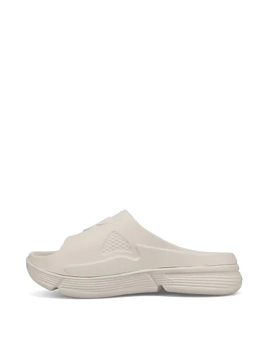 Жіночі шльопанці New Balance Fuel Cell SL гумові бежеві - фото 2 - Miraton