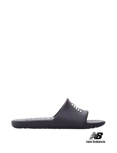 Женские шлепанцы New Balance 100 резиновые черные фото 1