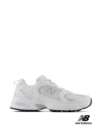 Чоловічі кросівки New Balance 530 тканинні білі фото 1