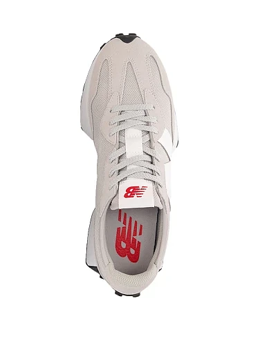 Чоловічі кросівки New Balance 327 замшеві сірі (MS327CGW) - фото 3 - Miraton