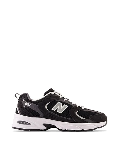 Чоловічі кросівки New Balance 530 замшеві чорні фото 1