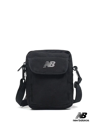 Чоловіча сумка месенджер New Balance тканинна чорна (LAB51526BK) фото 1