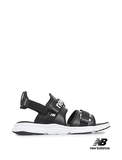 Чоловічі сандалі New Balance 750 з екошкіри чорні фото 1