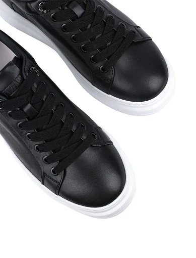 Женские кеды Attizzare кожаные черные - фото 5 - Miraton