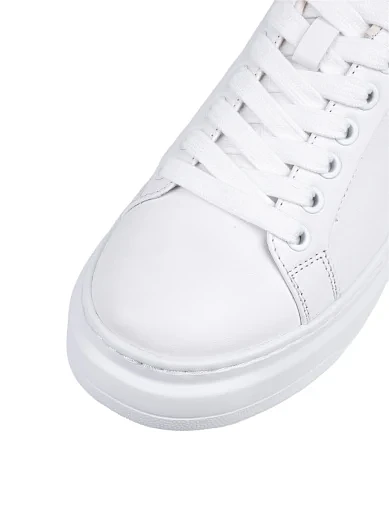 Жіночі кеди Attizzare шкіряні білі - фото 5 - Miraton