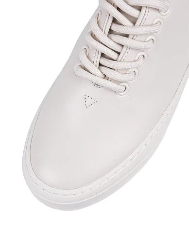 Женские кеды MIRATON кожаные рисовые - фото 5 - Miraton