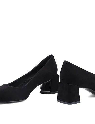 Жіночі туфлі Attizzare велюрові чорні - фото 2 - Miraton