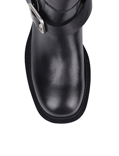 Жіночі чоботи MIRATON шкіряні чорні - фото 5 - Miraton