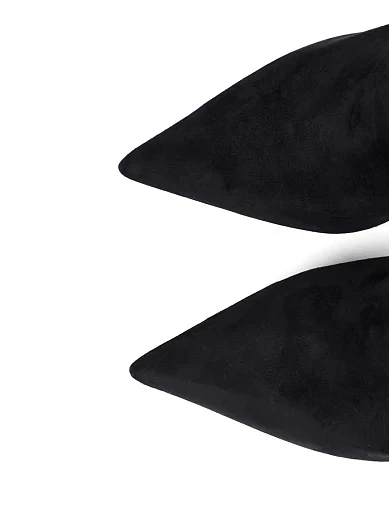 Жіночі чоботи MIRATON велюрові чорні - фото 6 - Miraton