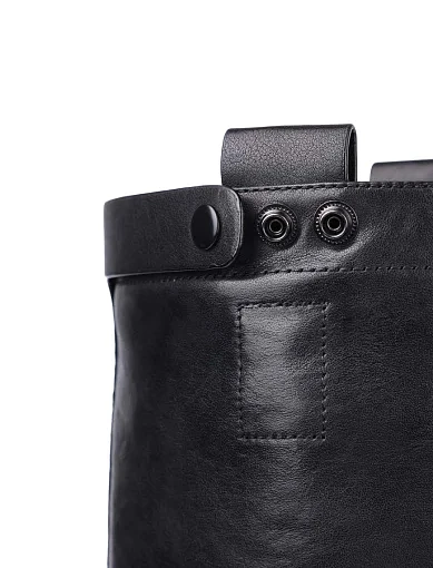 Жіночі чоботи MIRATON шкіряні чорні - фото 3 - Miraton