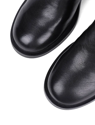 Жіночі чоботи MIRATON шкіряні чорні - фото 6 - Miraton