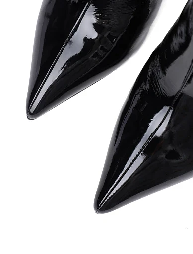 Жіночі чоботи MiaMay лакові чорні - фото 5 - Miraton