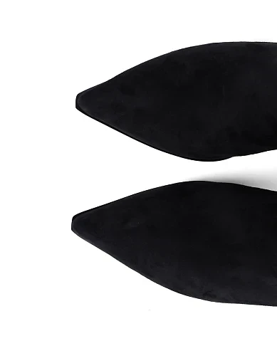 Жіночі ботфорти Attizzare велюрові чорні(K82111-3-Z1R) - фото 5 - Miraton