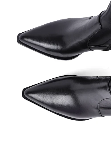 Жіночі ботфорти MIRATON шкіряні чорні(8103T-2108-N04-P33) - фото 5 - Miraton