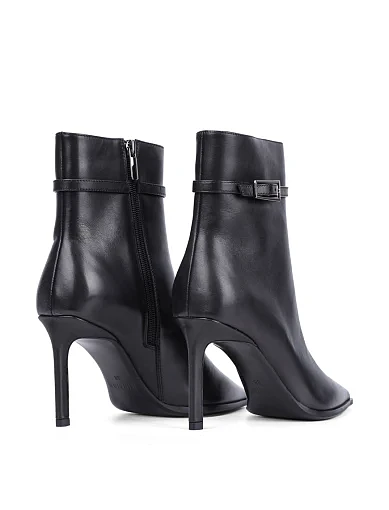 Жіночі черевики MIRATON шкіряні чорні - фото 4 - Miraton