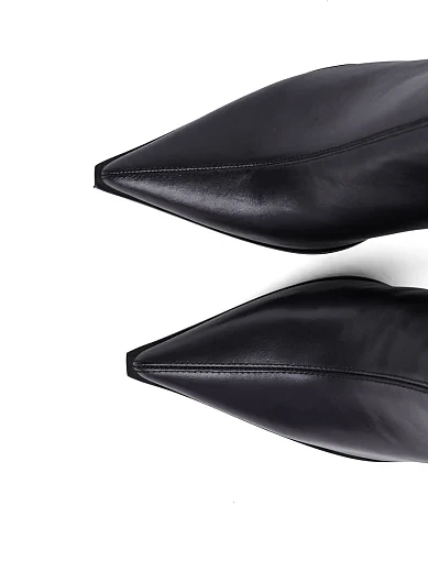 Жіночі черевики MIRATON шкіряні чорні - фото 5 - Miraton