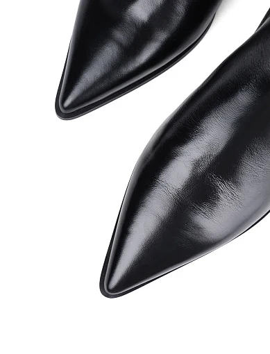 Женские ботинки MIRATON кожаные черные - фото 5 - Miraton