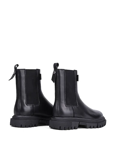 Жіночі черевики Attizzare шкіряні чорні - фото 4 - Miraton