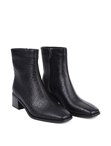 Жіночі черевики MIRATON шкіряні чорні - фото 3 - Miraton