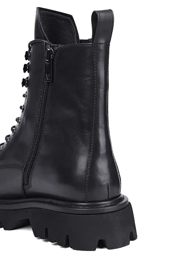 Жіночі черевики MIRATON шкіряні чорні - фото 5 - Miraton