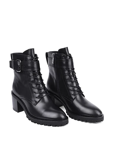 Жіночі черевики Attizzare шкіряні чорні - фото 2 - Miraton