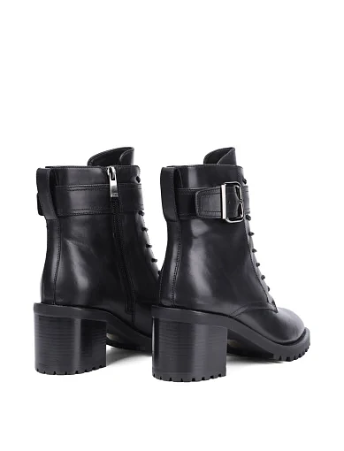 Жіночі черевики Attizzare шкіряні чорні - фото 4 - Miraton