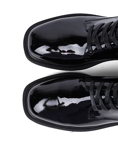 Женские ботинки Attizzare лаковые черные - фото 5 - Miraton
