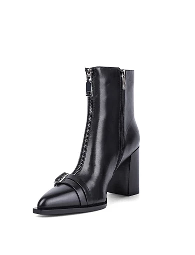 Жіночі черевики Attizzare шкіряні чорні(8131X-0615-N04) - фото 2 - Miraton