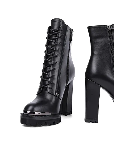 Жіночі черевики Attizzare шкіряні чорні - фото 2 - Miraton