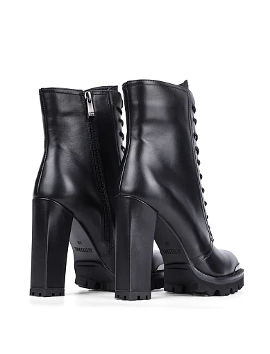 Жіночі черевики Attizzare шкіряні чорні - фото 4 - Miraton