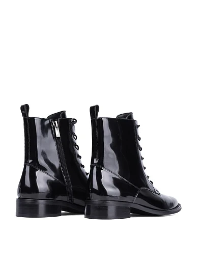 Жіночі черевики Attizzare з масляної шкіри чорні - фото 4 - Miraton