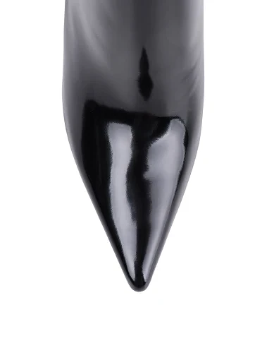 Жіночі черевики Mia May з олійної шкіри чорні - фото 5 - Miraton