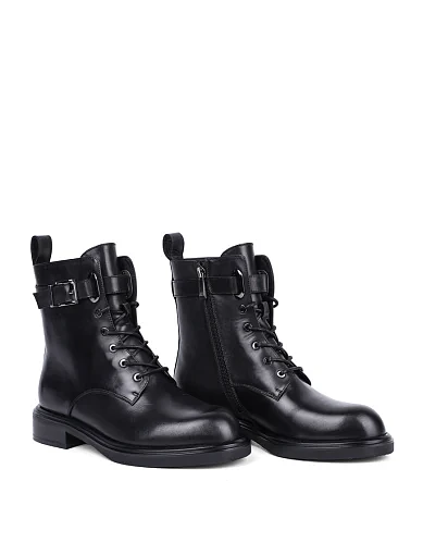 Жіночі черевики Attizzare шкіряні чорні - фото 3 - Miraton