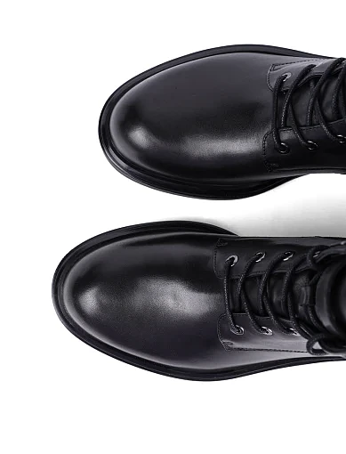 Жіночі черевики Attizzare шкіряні чорні - фото 5 - Miraton