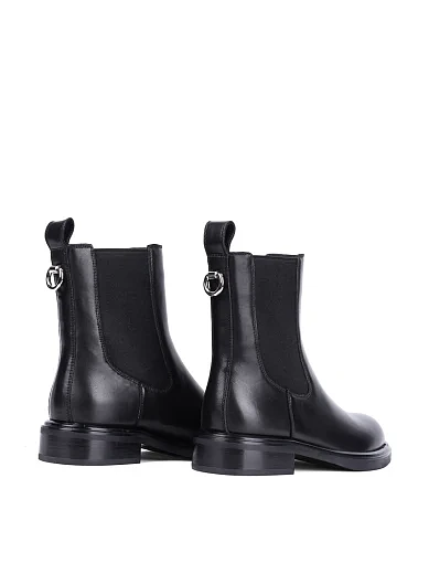 Жіночі черевики Attizzare шкіряні чорні(FT2408-701-1) - фото 4 - Miraton