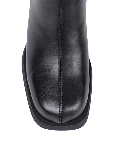 Жіночі черевики MIRATON шкіряні чорні - фото 5 - Miraton