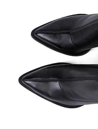 Жіночі черевики Attizzare шкіряні чорні(2559-0601-1R) - фото 5 - Miraton