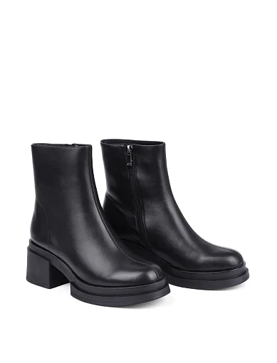 Жіночі черевики Attizzare шкіряні чорні - фото 3 - Miraton