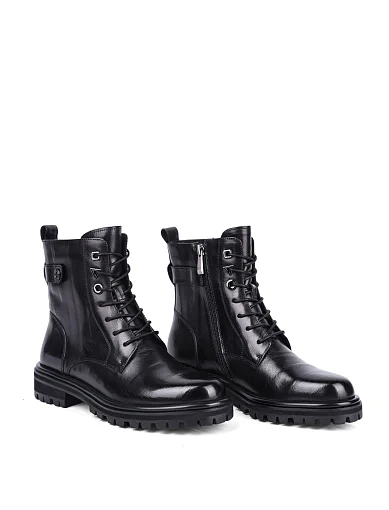 Жіночі черевики Attizzare шкіряні чорні - фото 3 - Miraton