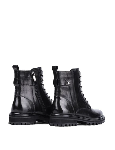 Жіночі черевики Attizzare шкіряні чорні - фото 4 - Miraton