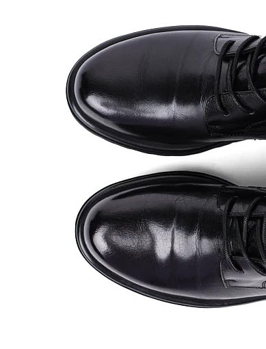 Жіночі черевики Attizzare шкіряні чорні - фото 5 - Miraton