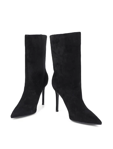 Жіночі черевики Mia May велюрові чорні - фото 2 - Miraton