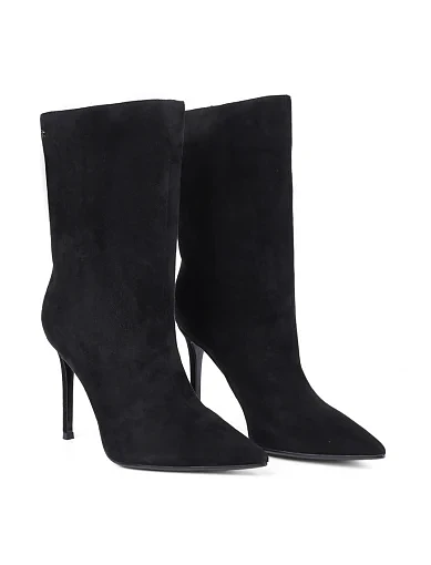 Жіночі черевики Mia May велюрові чорні - фото 3 - Miraton