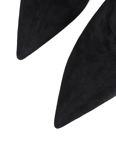 Жіночі черевики Mia May велюрові чорні - фото 5 - Miraton