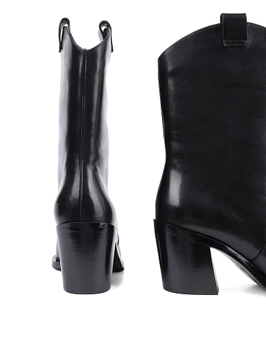 Жіночі черевики Attizzare шкіряні чорні - фото 2 - Miraton