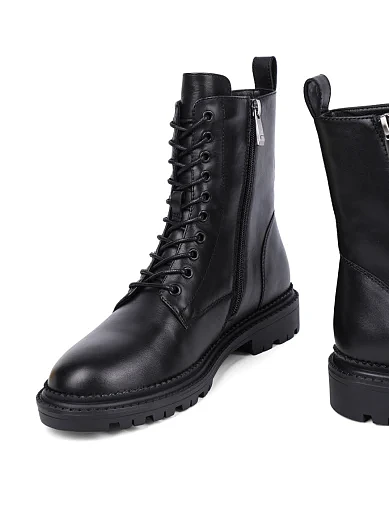 Жіночі черевики Attizzare шкіряні чорні - фото 2 - Miraton