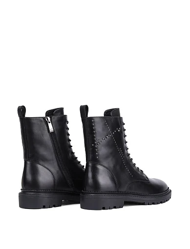 Жіночі черевики Attizzare шкіряні чорні - фото 4 - Miraton