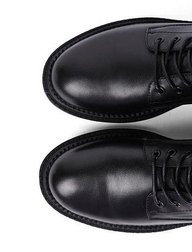 Жіночі черевики Attizzare шкіряні чорні - фото 5 - Miraton