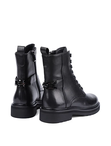 Жіночі черевики Attizzare шкіряні чорні - фото 4 - Miraton